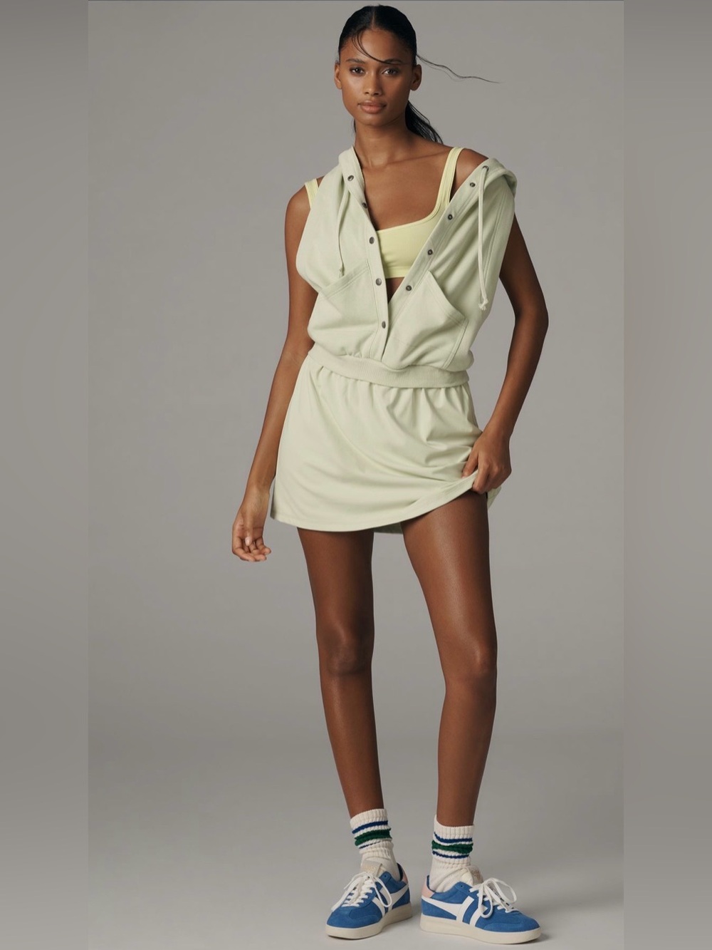 NWT Daily Practice Leaflet Twofer Mini Dress Size Medium - Picture 3 of 10